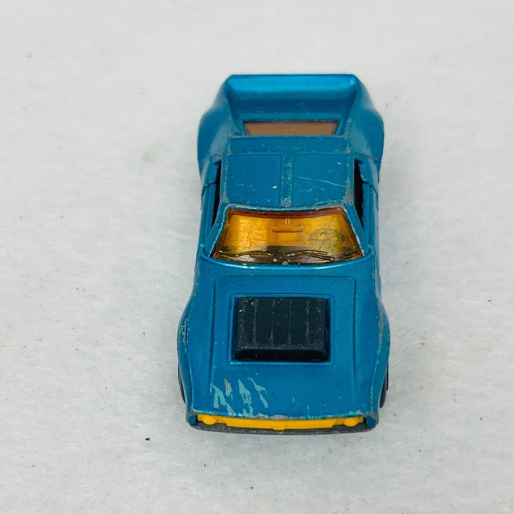 Vintage Matchbox Superfast No 9 AMX Javelin Blue 1972 Lesney Made in England